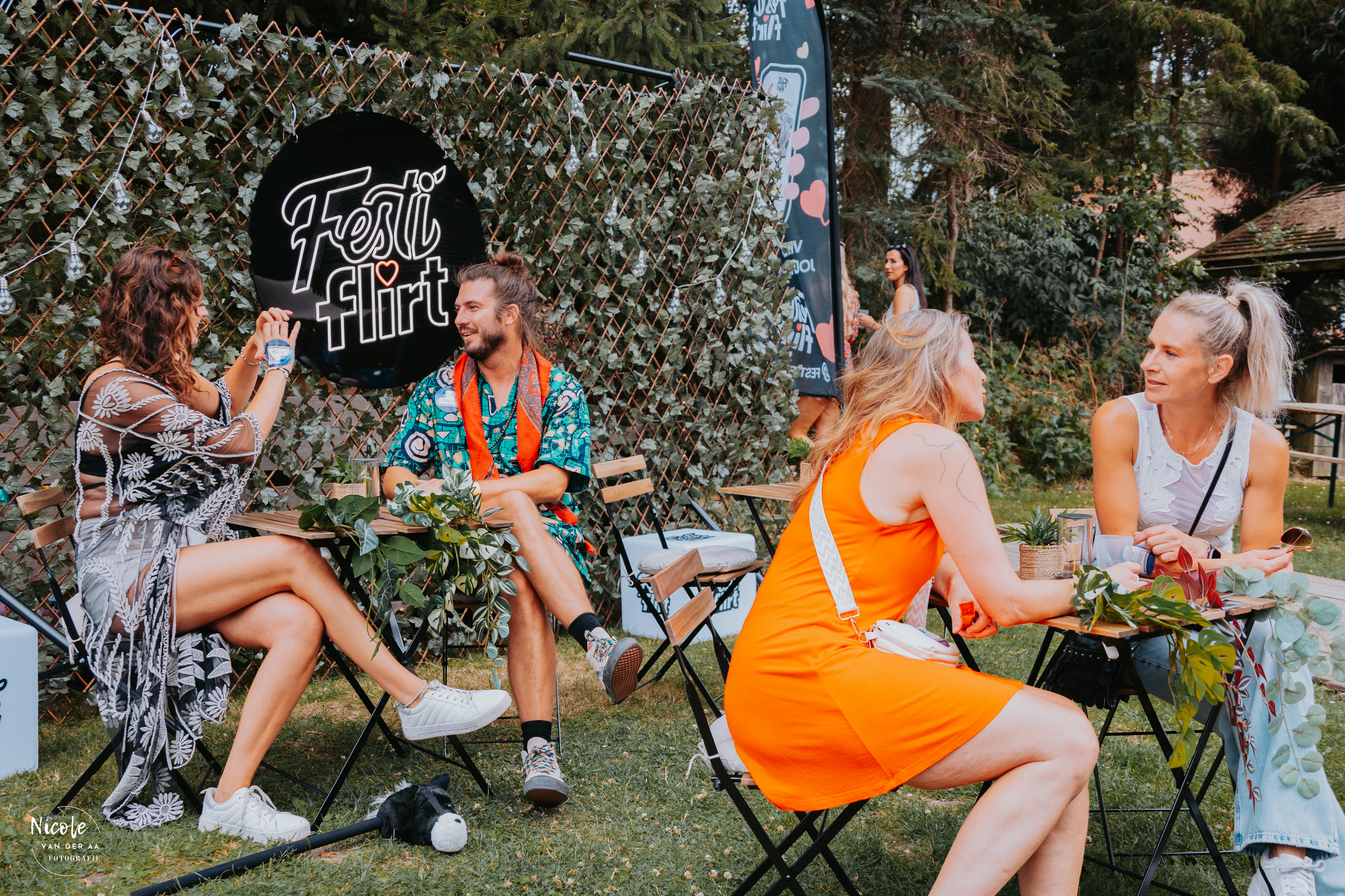 Festiflirt on-site bij Festival De Achtertuin